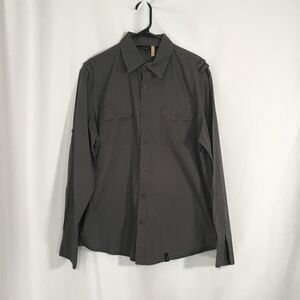Straight Faded Tactical Style Button Down (UC3)